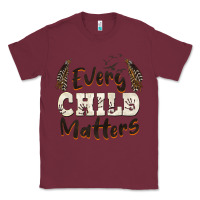 Burgundy every child matters Classic Tee - BarkalooDesign