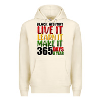 Tofu black history live it Premium Hoodie - FaDigitalArtStudio