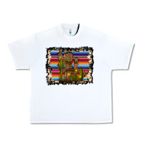 White Serape Cactus Urban Heavy Tee - Bettercallsaul