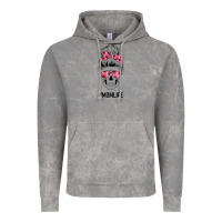 Cloud Rock Pink Flower Mom Skull Vintage Hoodie - Bettercallsaul