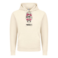 Vintage Artic Pink Flower Mom Skull Vintage Hoodie - Bettercallsaul