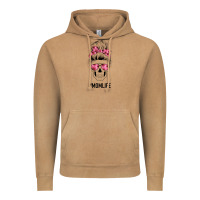 Vintage Camel Pink Flower Mom Skull Vintage Hoodie - Bettercallsaul