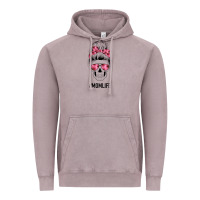 Vintage Zinc Pink Flower Mom Skull Vintage Hoodie - Bettercallsaul