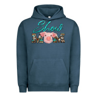 Pigment Midnight Navy show mom pig Urban Hoodie - Artiststas
