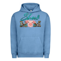 Pigment Pebble Blue show mom pig Urban Hoodie - Artiststas