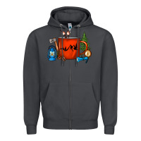 Smoke Camper Coffee Cup Zipper Hoodie - FaDigitalArtStudio