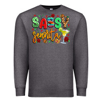 Charcoal Heather sassy senorita Premium Sweatshirt - LillyAllenDesigns