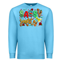 Ocean Blue sassy senorita Premium Sweatshirt - LillyAllenDesigns