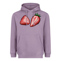 Lavender strawberries Heavyweight Hoodie - BundleAndBundleShop