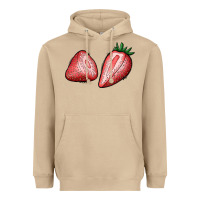 Mushroom strawberries Heavyweight Hoodie - BundleAndBundleShop