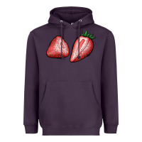 Plum strawberries Heavyweight Hoodie - BundleAndBundleShop
