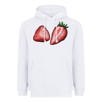 White strawberries Heavyweight Hoodie - BundleAndBundleShop