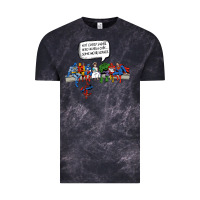 Cloud Black Superheros Vintage Tee - Bettercallsaul
