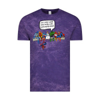 Cloud Purple Superheros Vintage Tee - Bettercallsaul