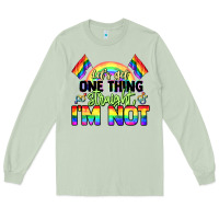 Matcha Let's get one thing straight i'm not Pride LGBTQ+ Long Sleeve Tee - NancyCooperArtShop