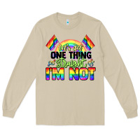 Mushroom Let's get one thing straight i'm not Pride LGBTQ+ Long Sleeve Tee - NancyCooperArtShop