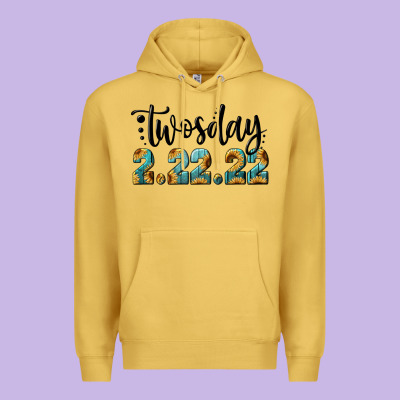 Twosday Premium Hoodie Designed By Ranaportraitstore