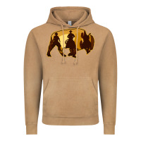 Vintage Camel Bison Silhouette Cowboy Vintage Hoodie - Bettercallsaul