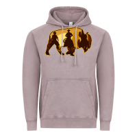 Vintage Zinc Bison Silhouette Cowboy Vintage Hoodie - Bettercallsaul