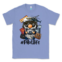 Colony Blue pilot life gnome Classic Tee - BarkalooDesign