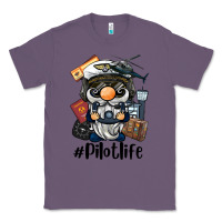 Lavender pilot life gnome Classic Tee - BarkalooDesign