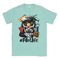 Seafoam pilot life gnome Classic Tee - BarkalooDesign