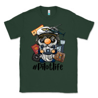 Sports Green pilot life gnome Classic Tee - BarkalooDesign