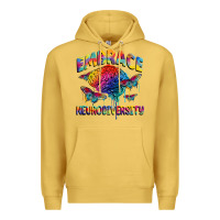 Antique Gold Embrace neurodiversity Autism Premium Hoodie - FaDigitalArtStudio