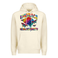 Sandshell Embrace neurodiversity Autism Premium Hoodie - FaDigitalArtStudio