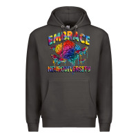 Smoke Embrace neurodiversity Autism Premium Hoodie - FaDigitalArtStudio
