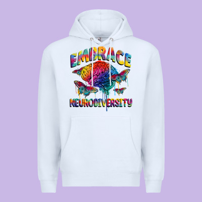 Embrace Neurodiversity Autism Premium Hoodie Designed By Fadigitalartstudio