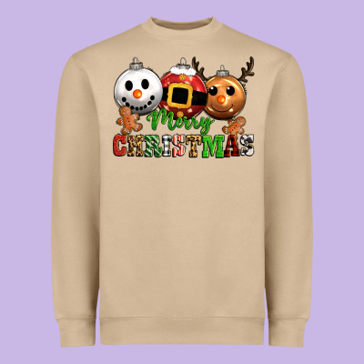 Merry Christmas Heavyweight Sweatshirt Designed By Cowgirlartshop