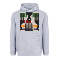Heather Grey afro comb seamless pattern Heavyweight Hoodie - BundleAndBundleShop