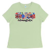 Matcha 4th of july nursing administrator Ladies Tee - NancyCooperArtShop