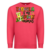 Cardinal tequila is my spirit animal Premium Sweatshirt - LillyAllenDesigns