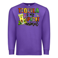 Purple tequila is my spirit animal Premium Sweatshirt - LillyAllenDesigns