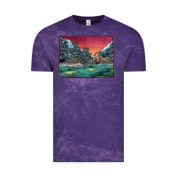 Cloud Purple Colorado Scenery Map Vintage Tee - Bettercallsaul
