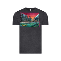 Vintage Black Colorado Scenery Map Vintage Tee - Bettercallsaul