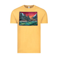 Vintage Mustard Colorado Scenery Map Vintage Tee - Bettercallsaul