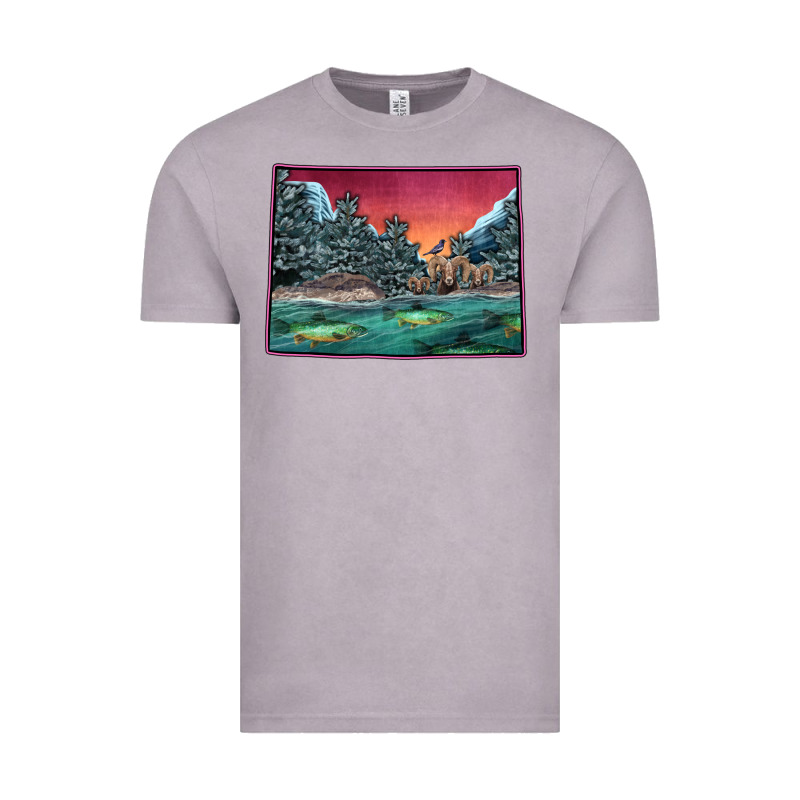 Colorado Scenery Map Vintage Tee by Bettercallsaul | Teevron
