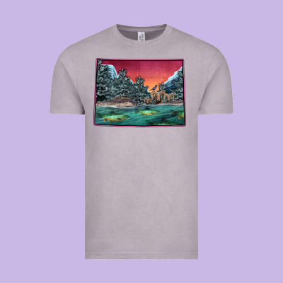 Colorado Scenery Map Vintage Tee Designed By Bettercallsaul