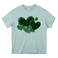 Arona leopard hearts st patricks day Heavy Core Tee - MaliasSmallBusiness