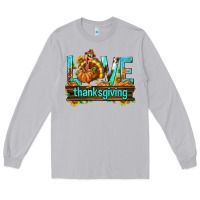 Moon Dust Love Thanksgiving with Turkey Long Sleeve Tee - texasbilliewilder