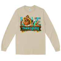 Mushroom Love Thanksgiving with Turkey Long Sleeve Tee - texasbilliewilder