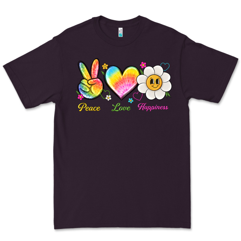 Peace Love Happiness Premium Tee by NancyCooperArtShop | Teevron