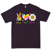 Plum peace love happiness Premium Tee - NancyCooperArtShop
