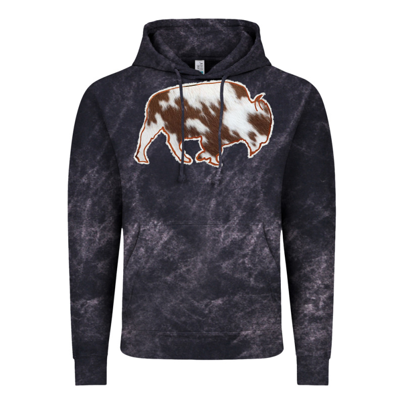 Cowhide Bison Silhouette Vintage Hoodie by Bettercallsaul | Teevron