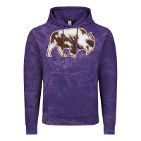 Cloud Purple Cowhide Bison Silhouette Vintage Hoodie - Bettercallsaul