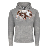 Cloud Rock Cowhide Bison Silhouette Vintage Hoodie - Bettercallsaul