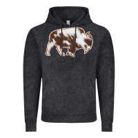 Vintage Black Cowhide Bison Silhouette Vintage Hoodie - Bettercallsaul